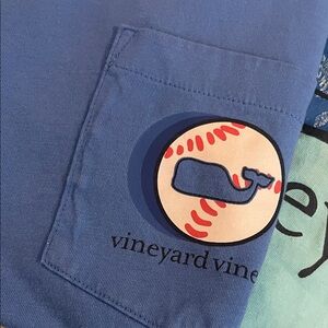 Vineyard Vines Blue and Pink T-Shirt Collection
